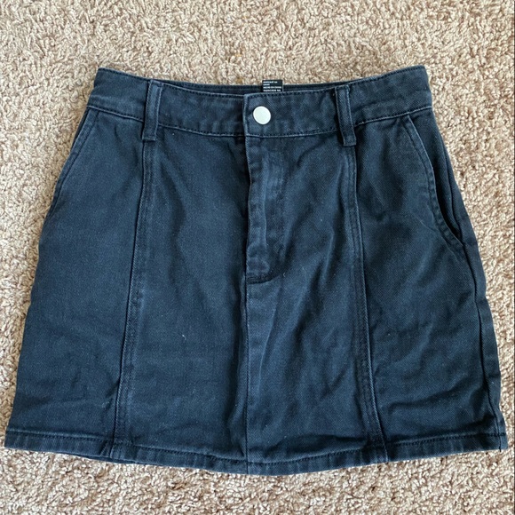 Black Denim Skirt - Picture 1 of 1